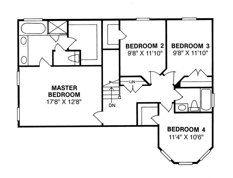 Upper Level Floor Plan