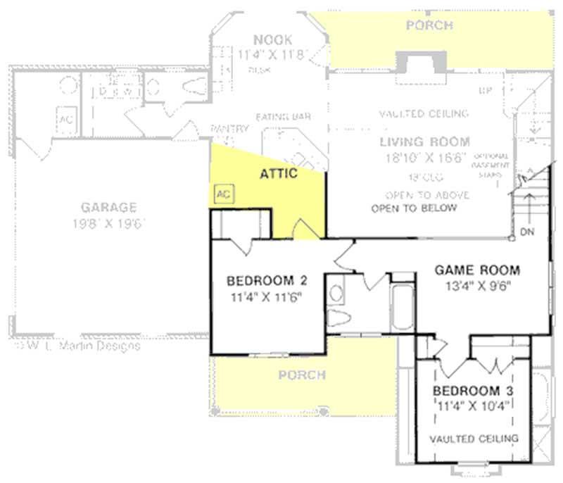 Upper Level Floor Plan