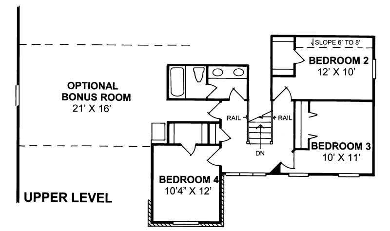 Upper Level Floor Plan
