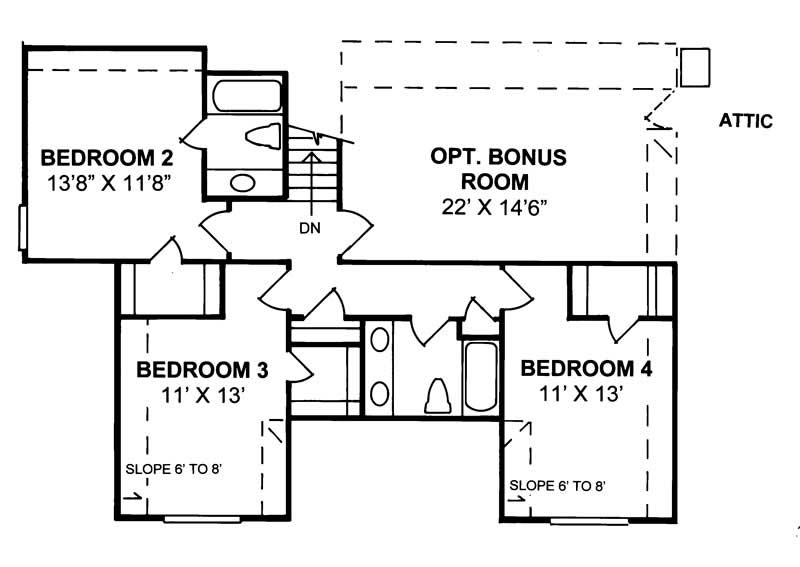 Upper Level Floor Plan