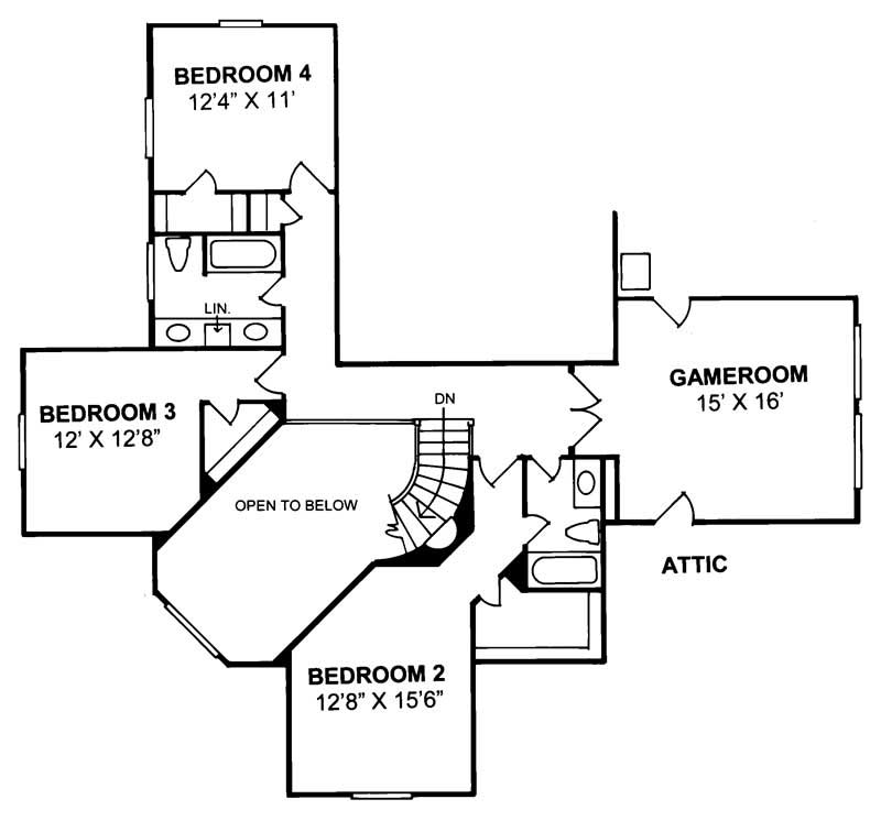 Upper Level Floor Plan