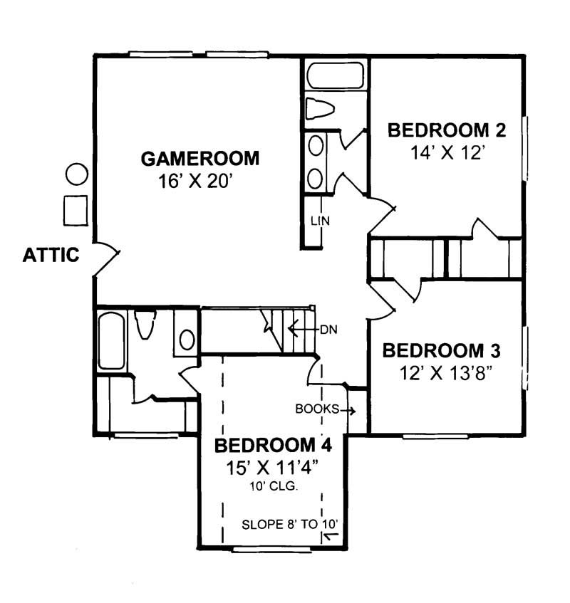 Upper Level Floor Plan