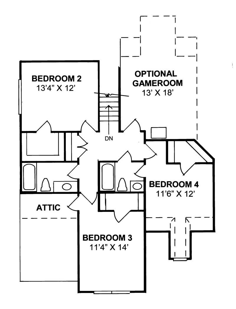 Upper Level Floor Plan