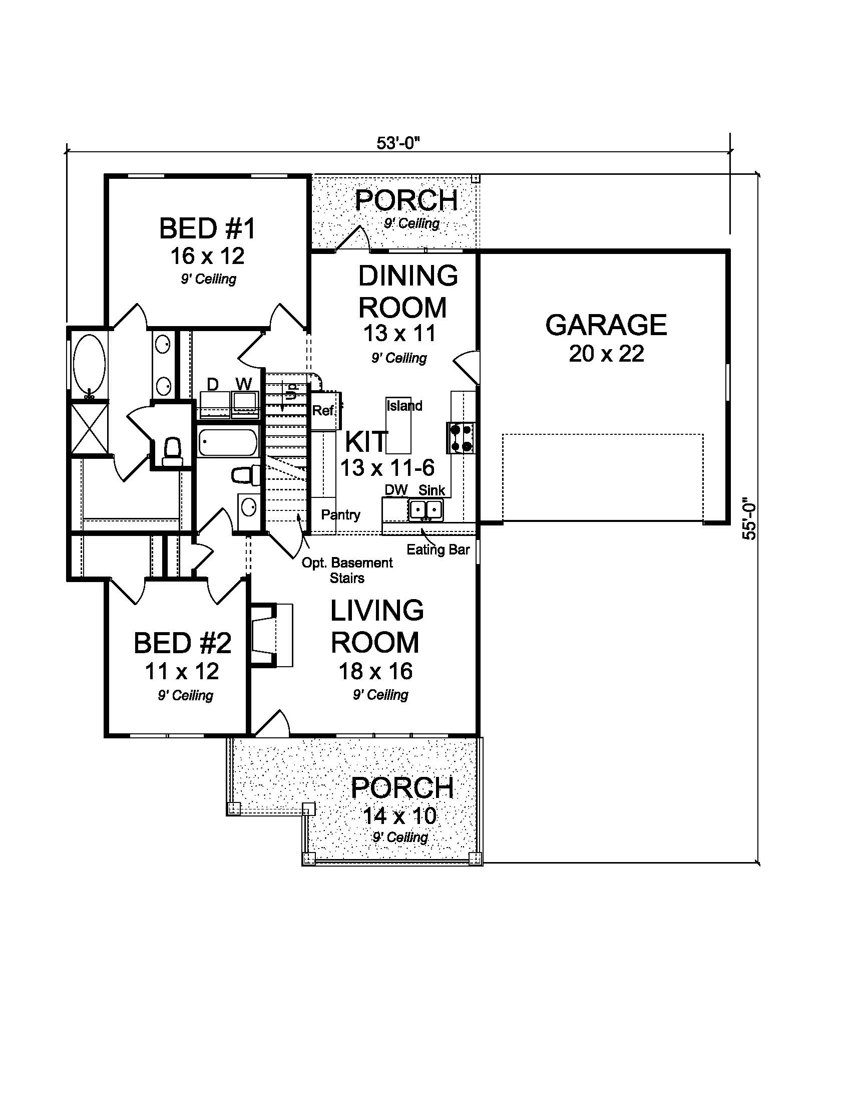 Floor Plan Main Level
