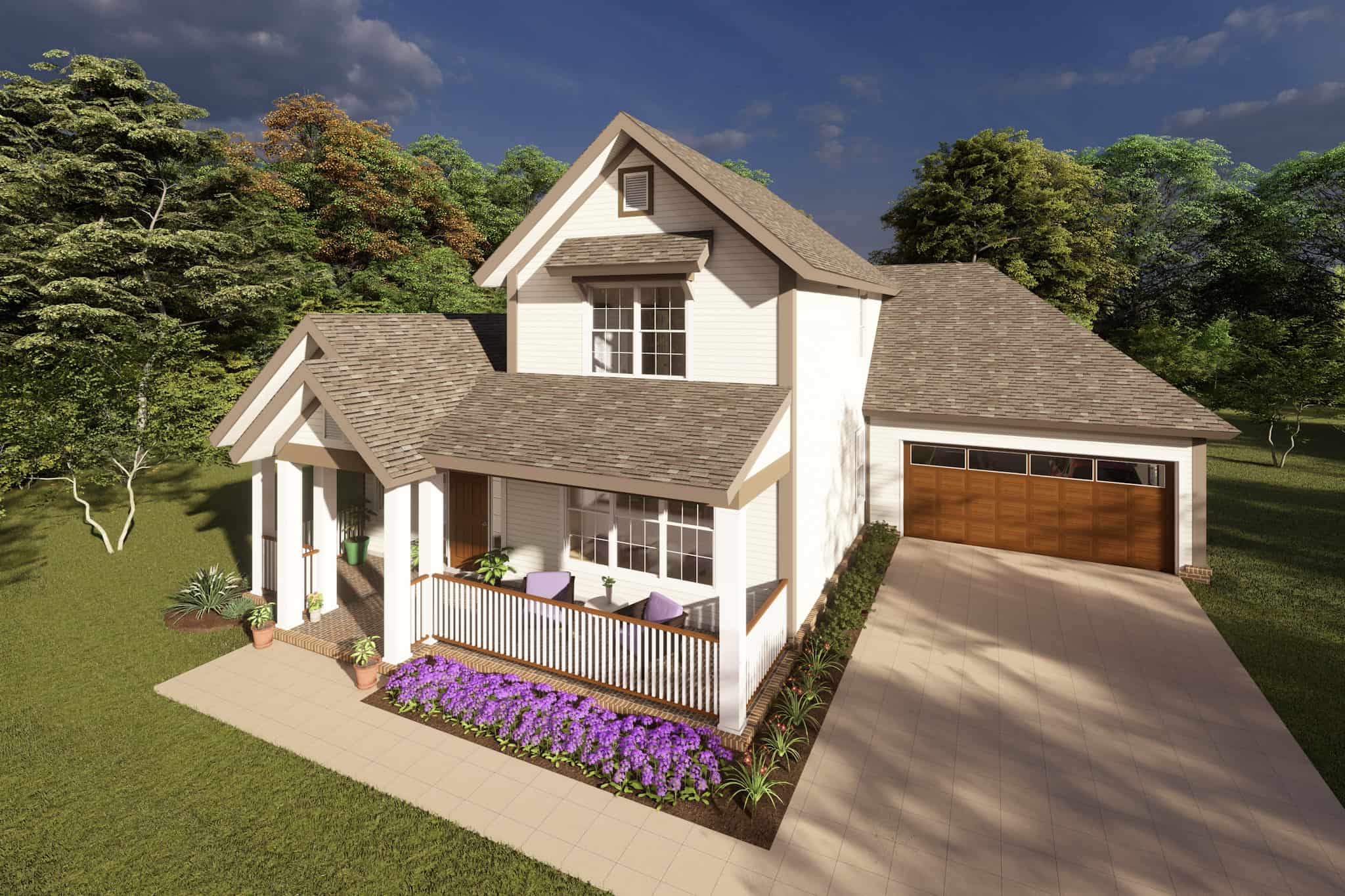 3-Bedroom, 1860 Sq Ft Craftsman Home Plan - 178-1220 - Main Exterior