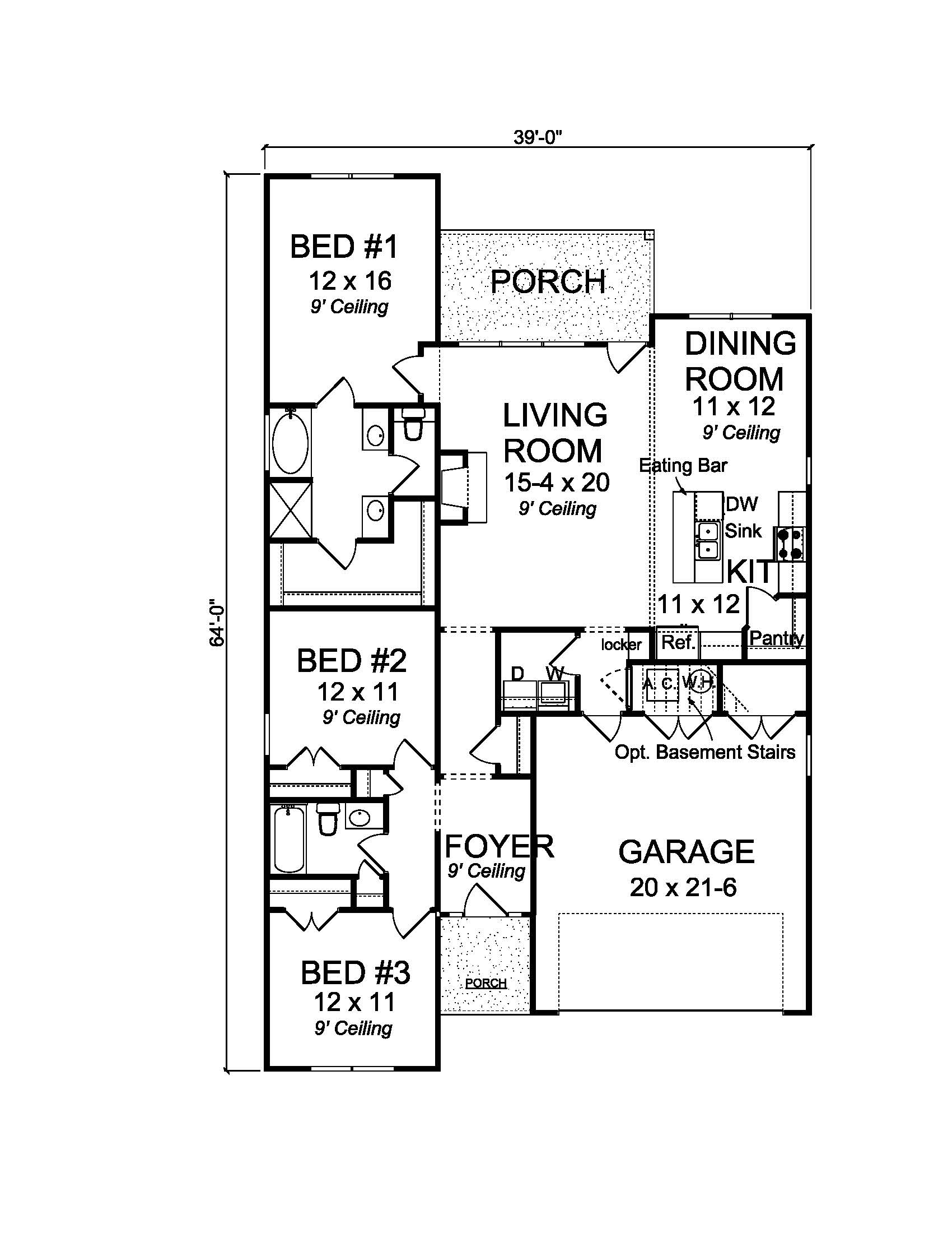 Floor Plan Main Level
