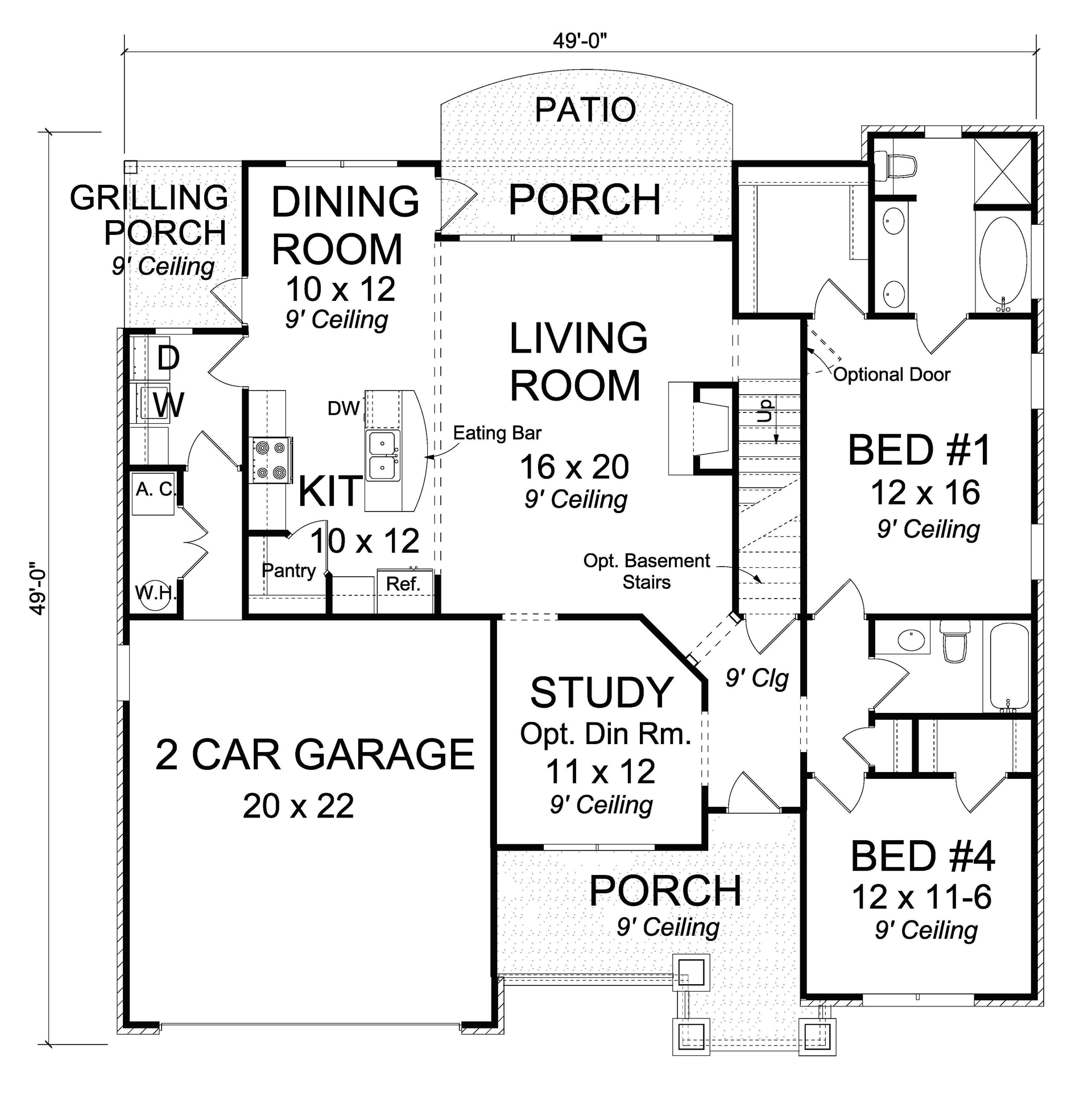 Floor Plan Main Level