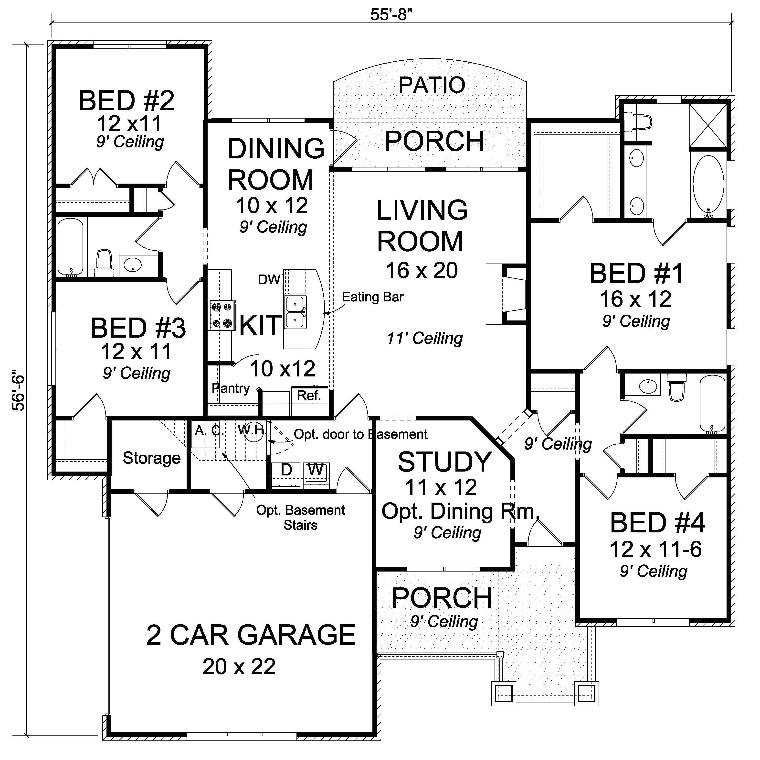 Floor Plan Main Level