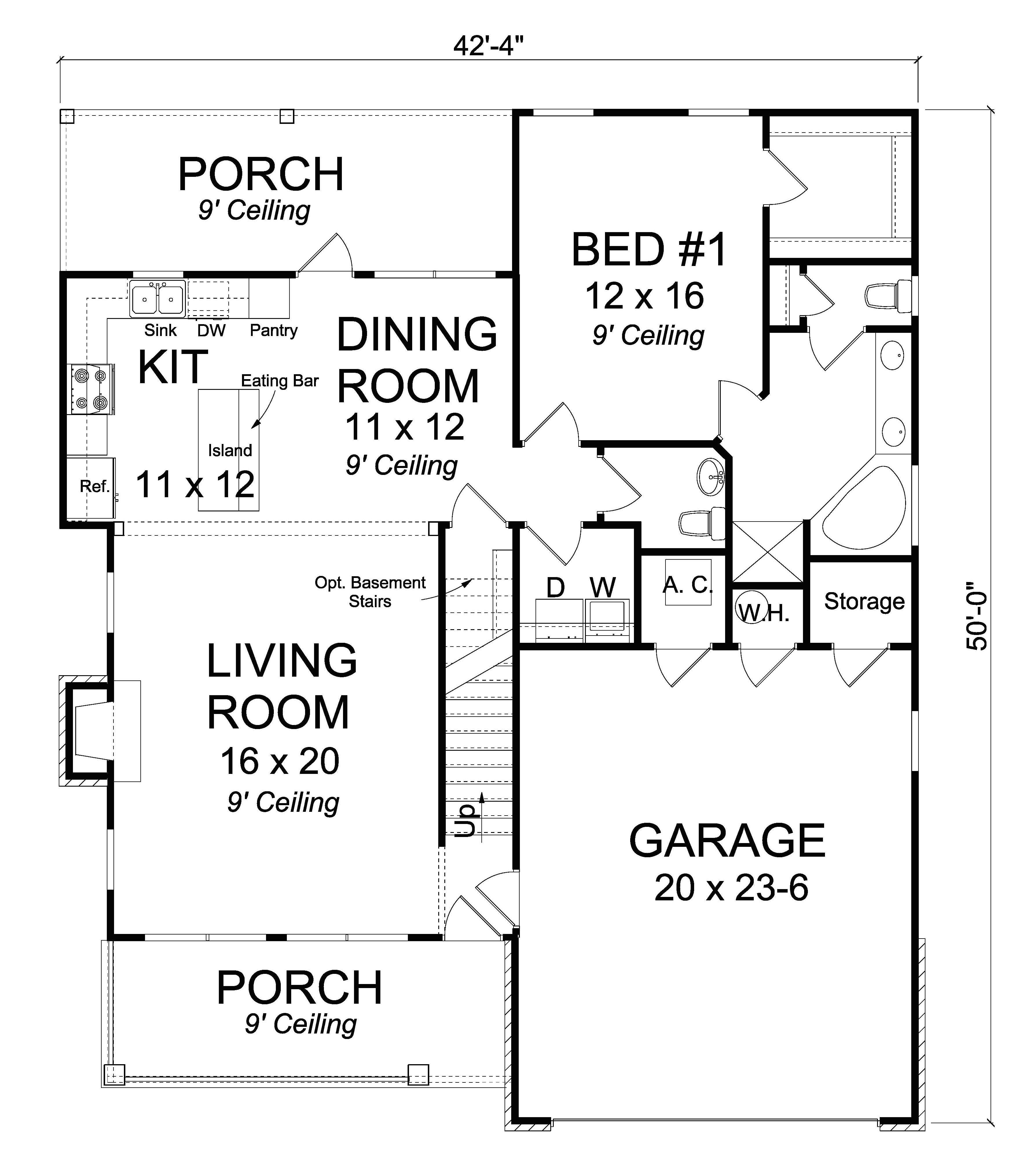 Floor Plan Main Level
