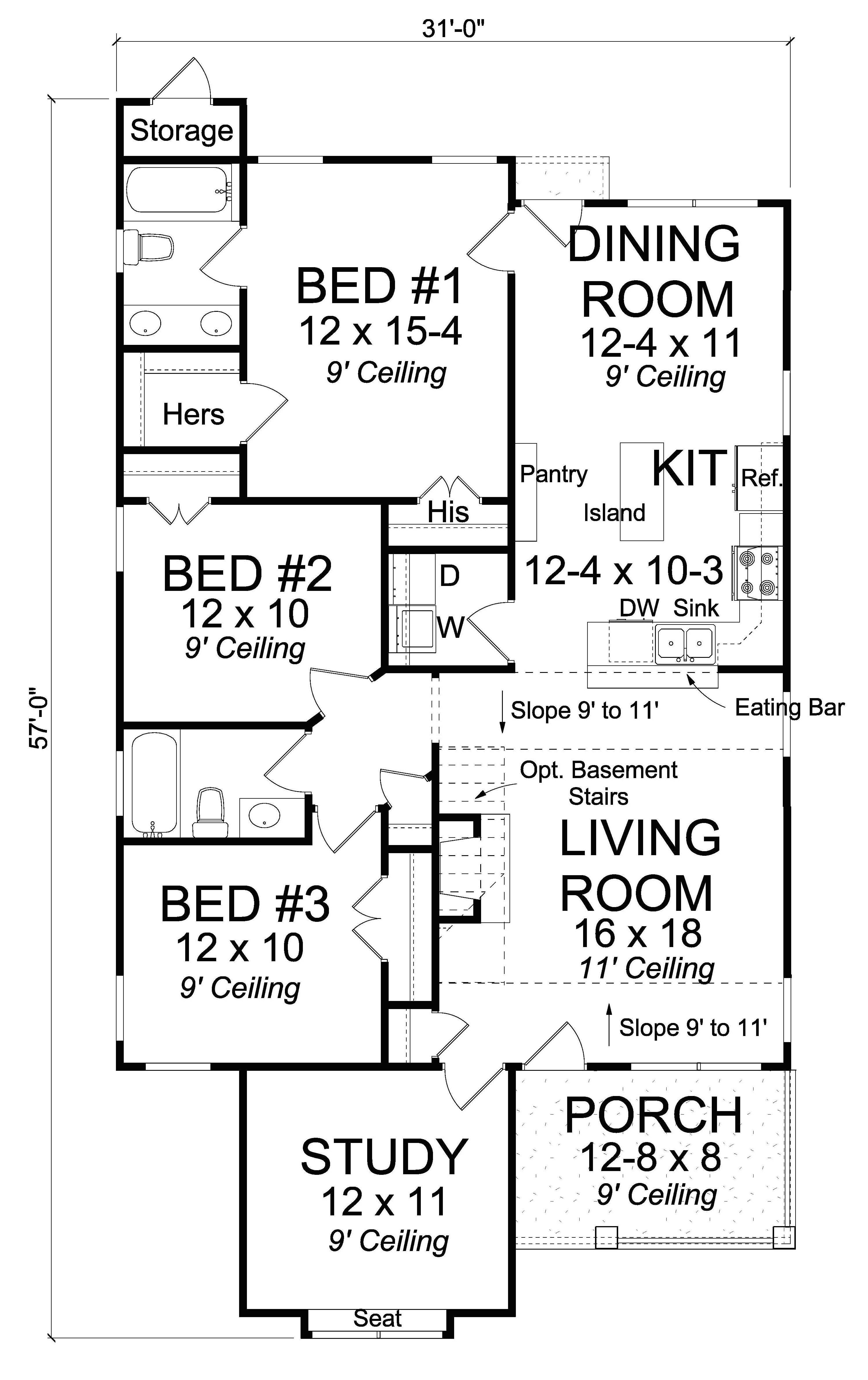 Floor Plan Main Level