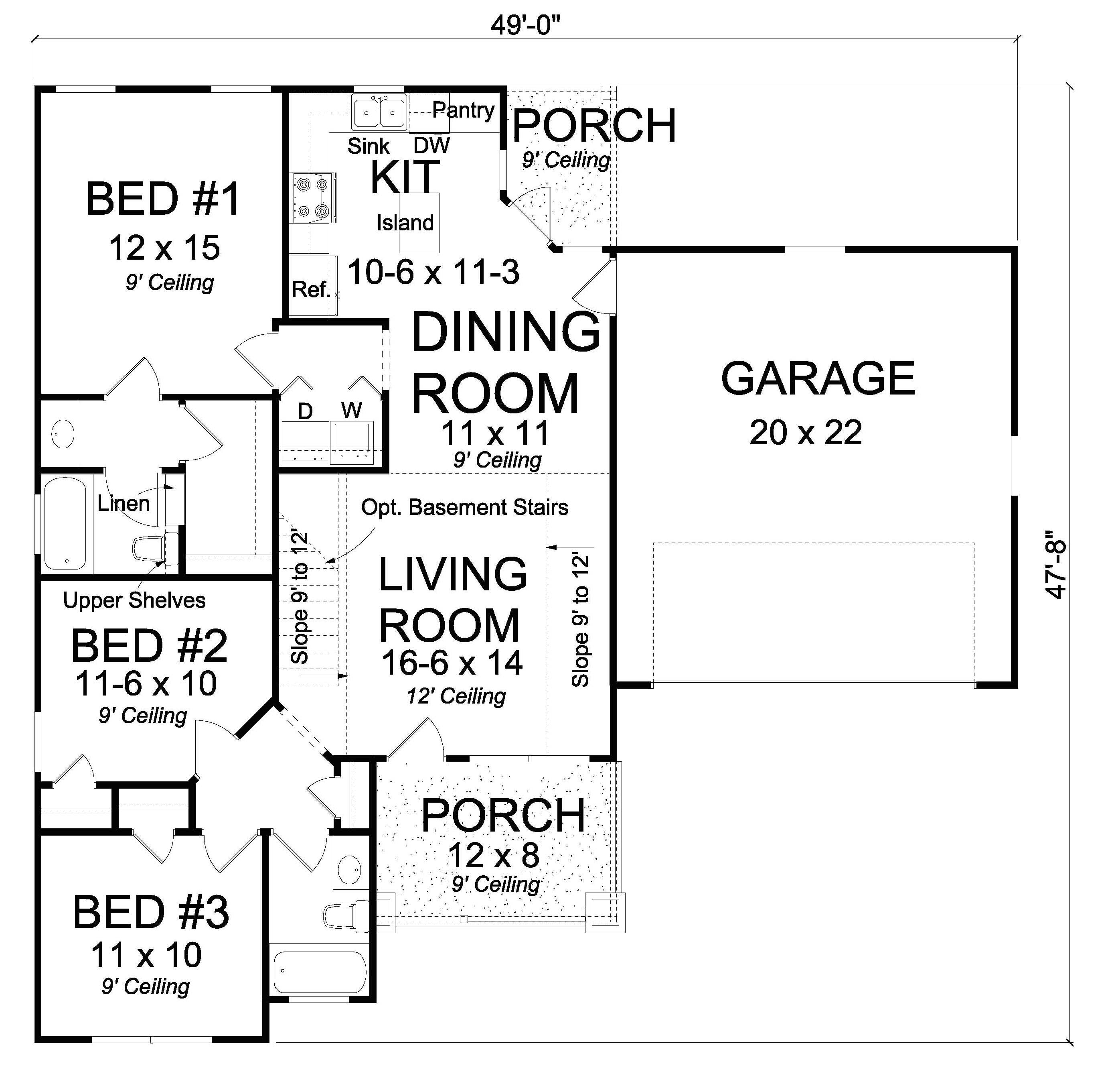 Floor Plan Main Level