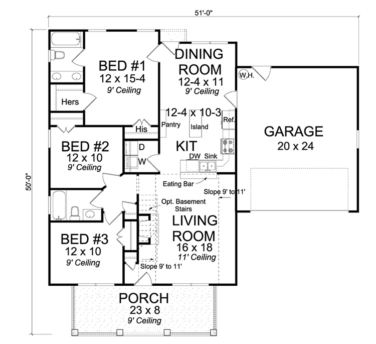 Floor Plan Main Level
