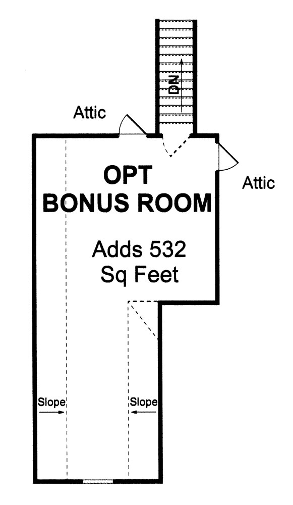 Floor Plan Bonus Room