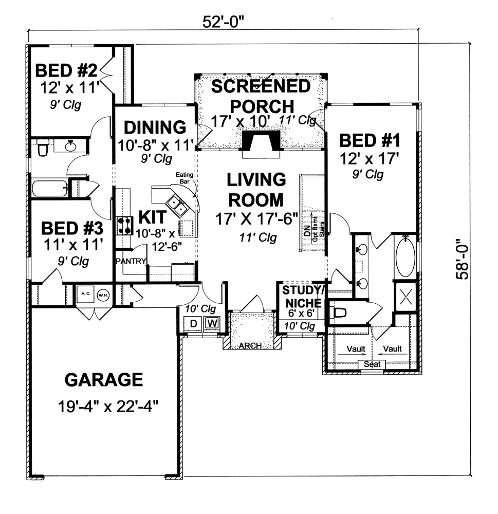Floor Plan Main Level