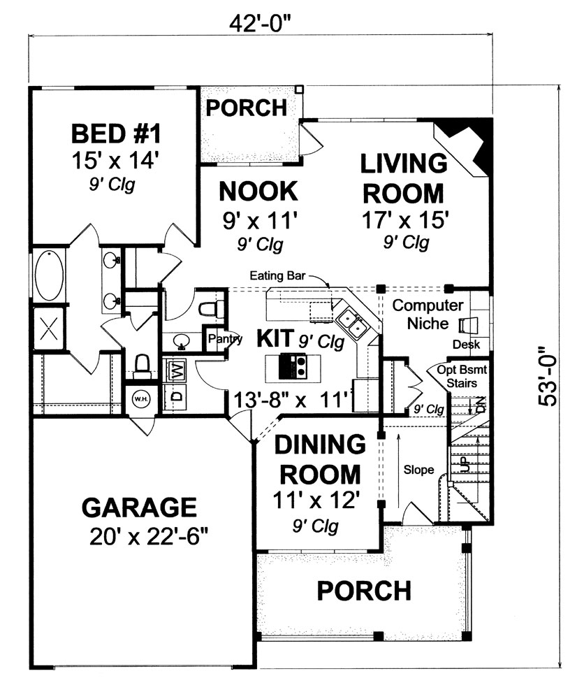 Floor Plan Main Level