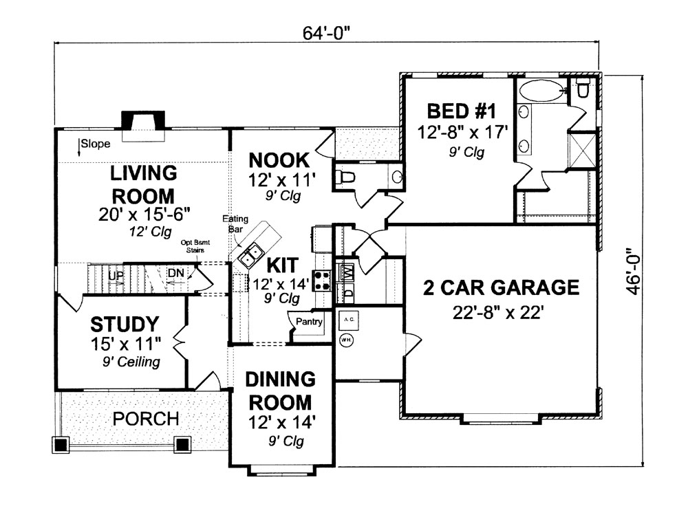 Floor Plan Main Level