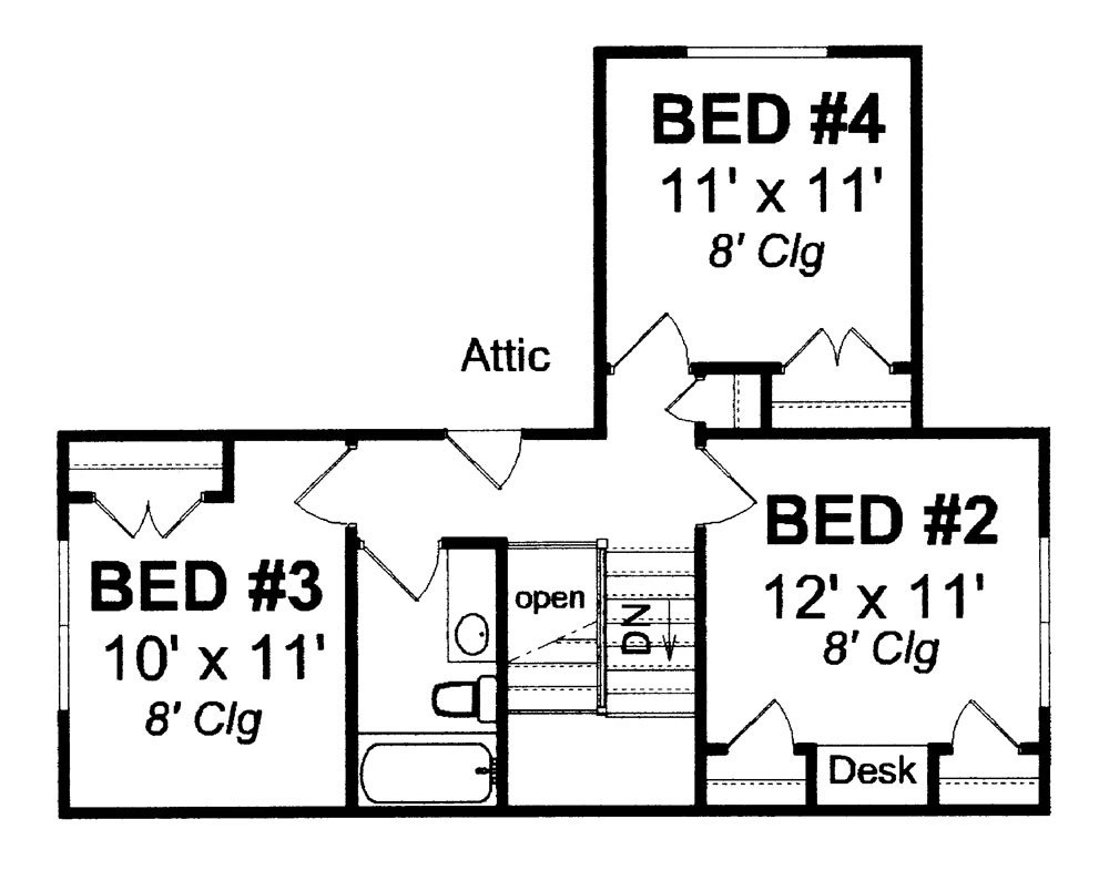 Floor Plan Upper Level