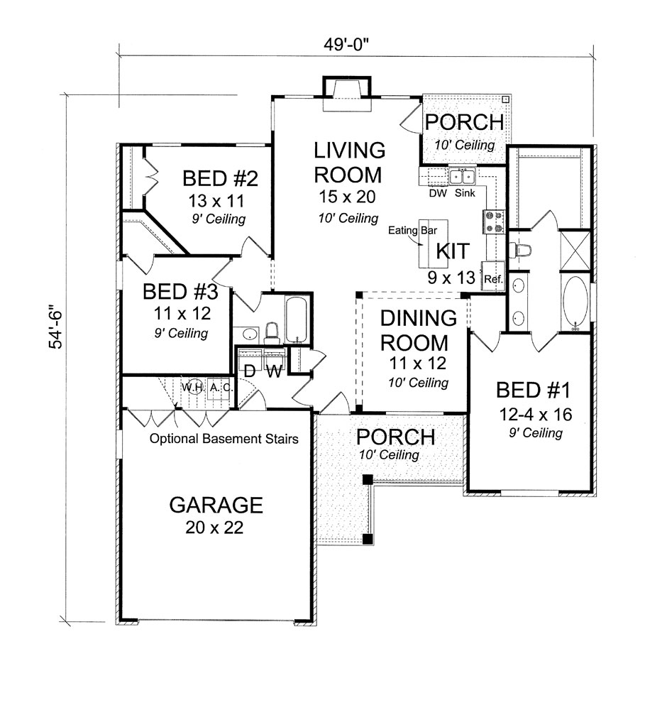 Floor Plan Main Level