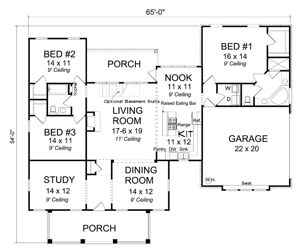 Floor Plan Main Level