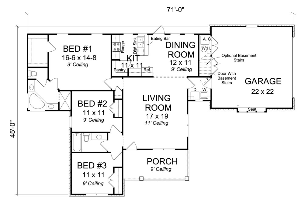 Floor Plan Main Level