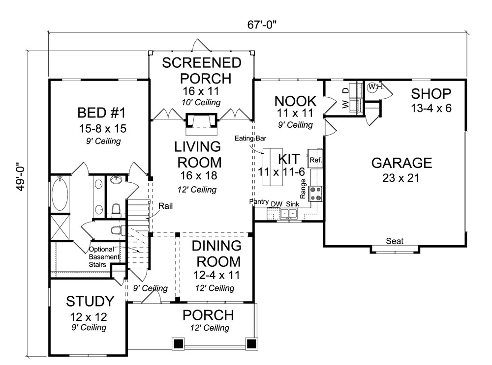 Floor Plan Main Level