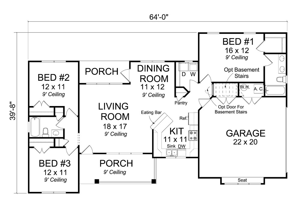 Floor Plan Main Level