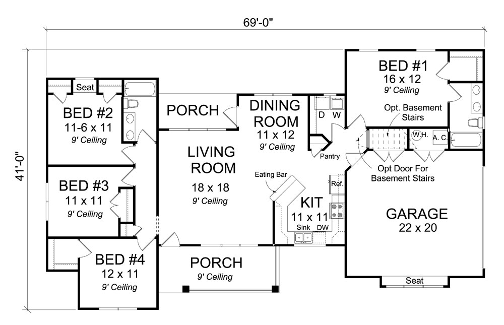 Floor Plan Main Level