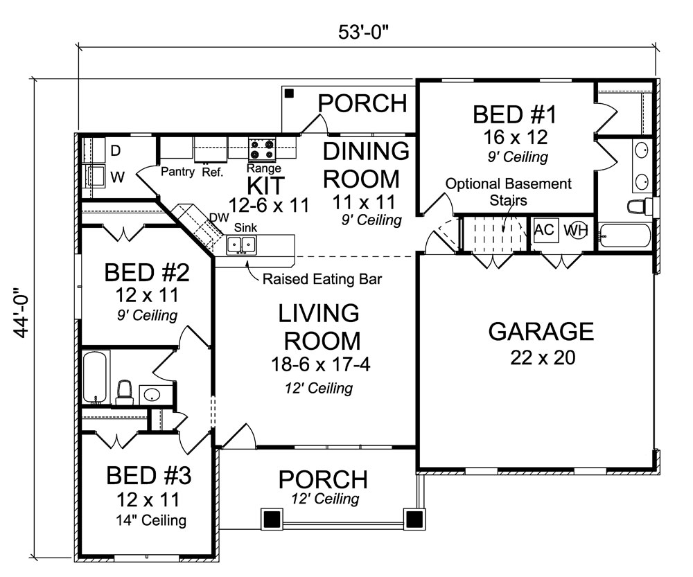 Floor Plan Main Level