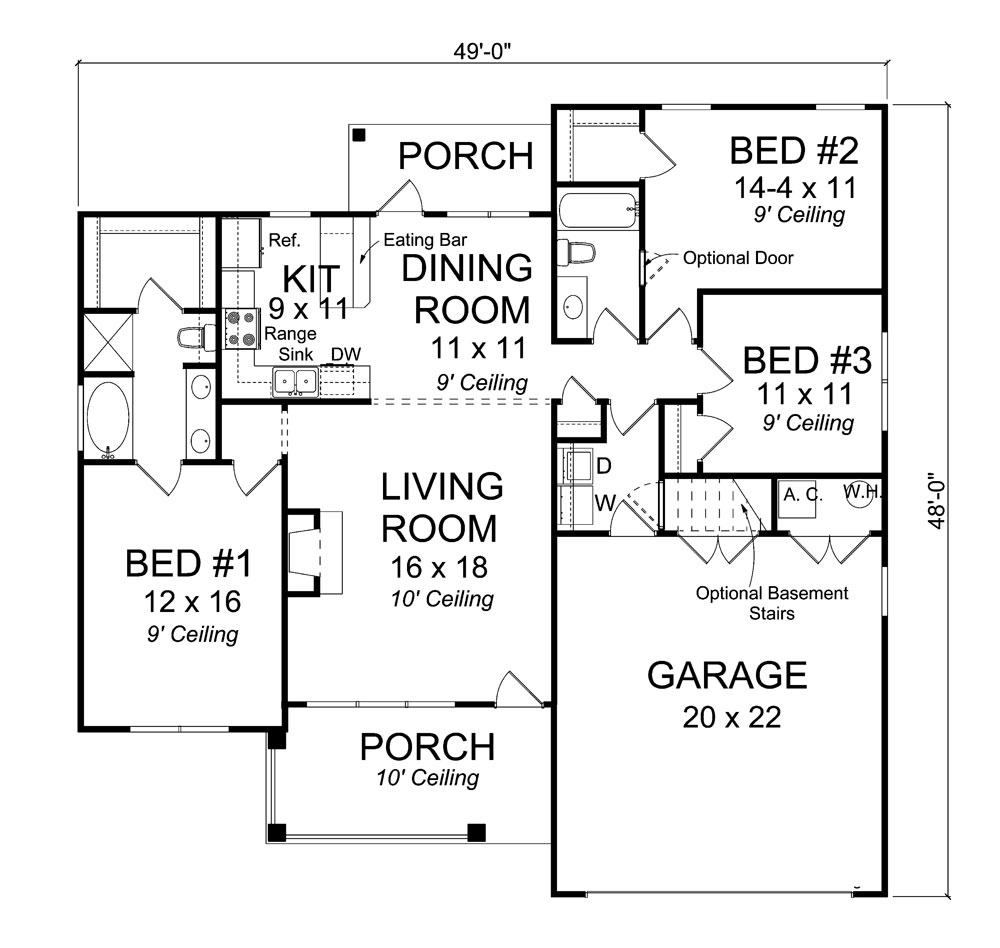 Floor Plan Main Level