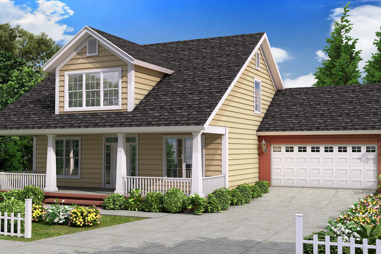 4-Bedroom, 1871 Sq Ft Craftsman Home Plan - 178-1347 - Main Exterior