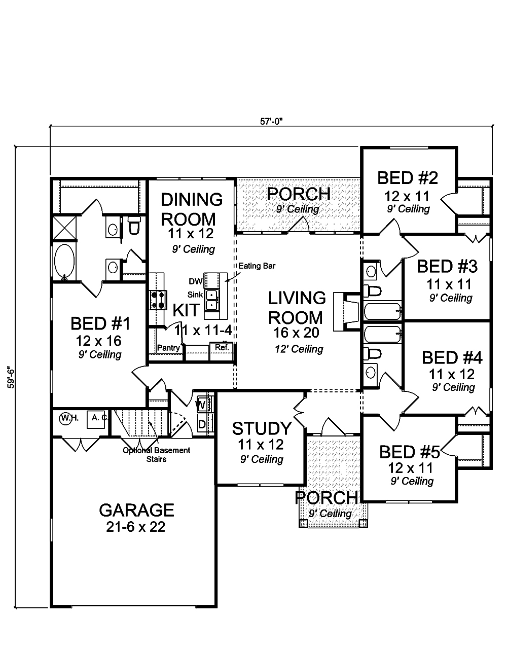 Floor Plan Main Level