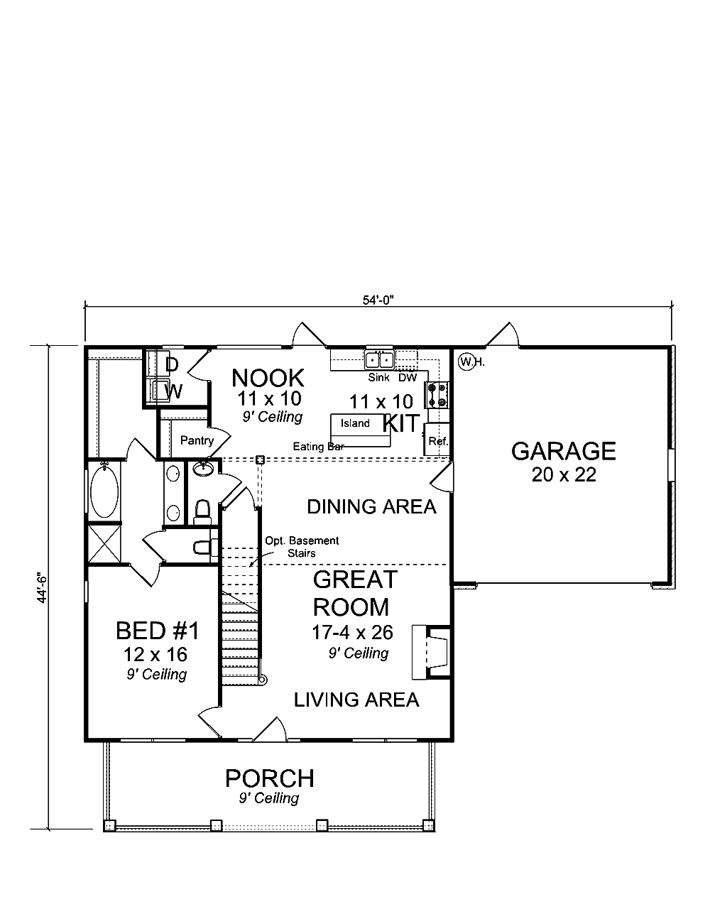 Floor Plan Main Level