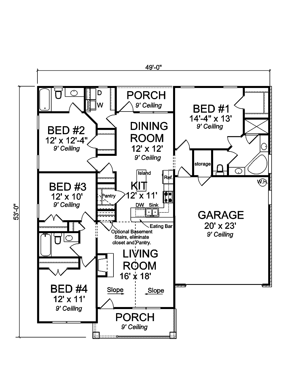 Floor Plan Main Level