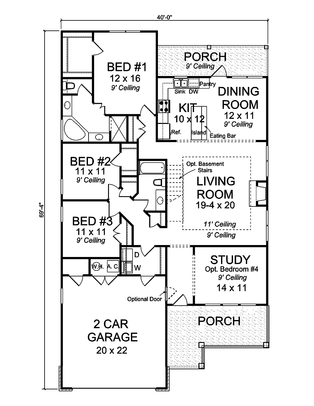 Floor Plan Main Level