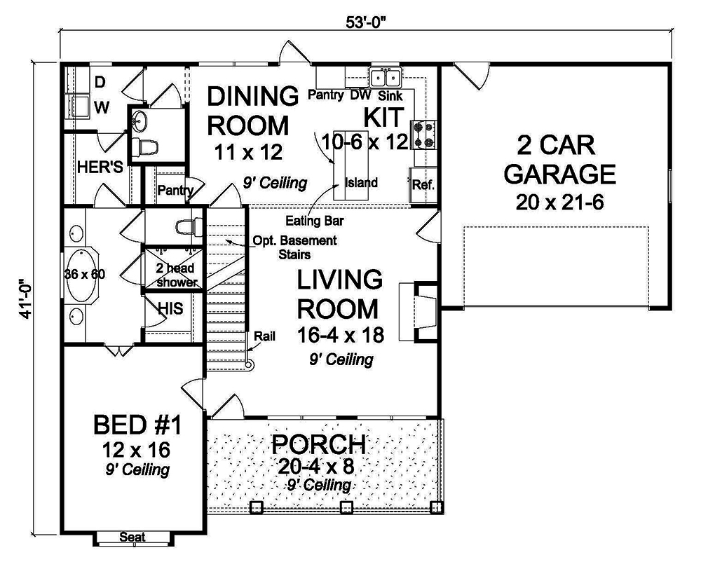 Floor Plan Main Level