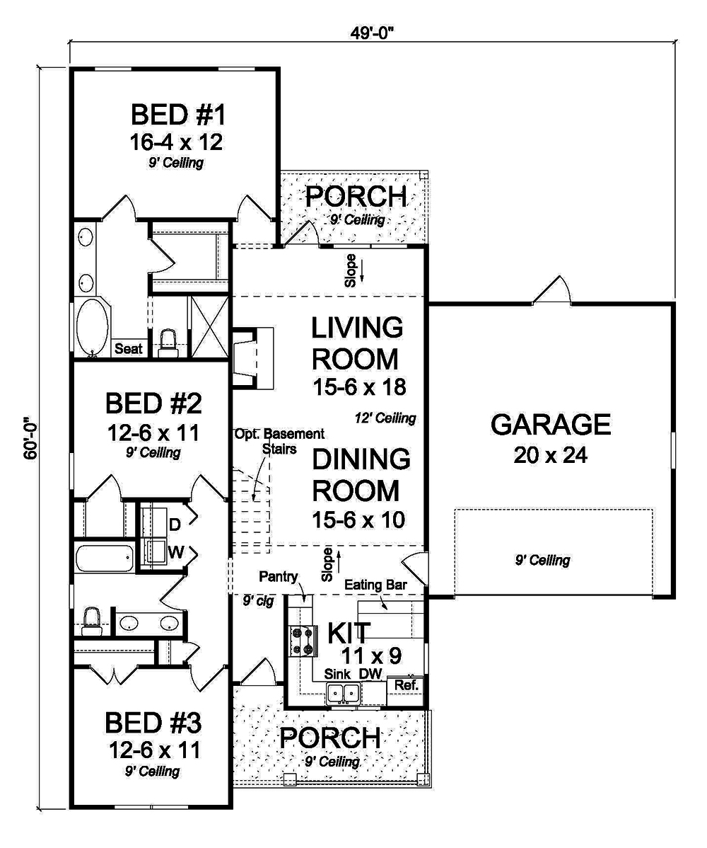 Floor Plan Main Level