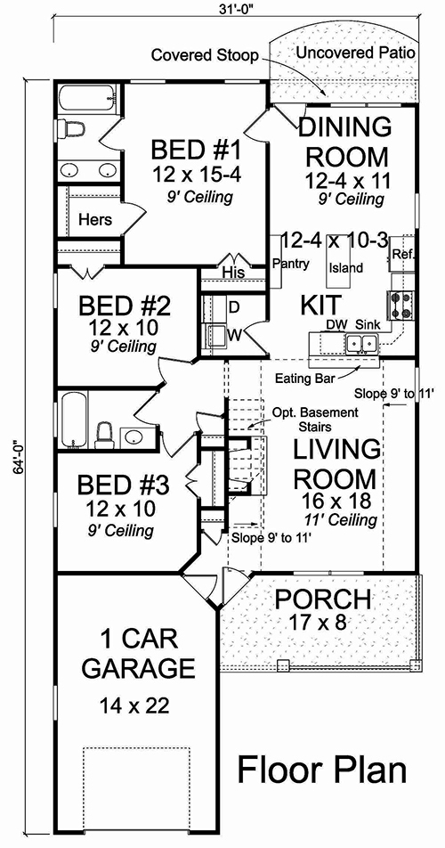 Floor Plan Main Level