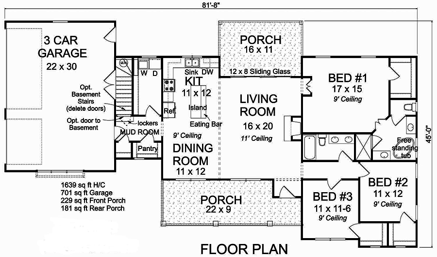Floor Plan Main Level