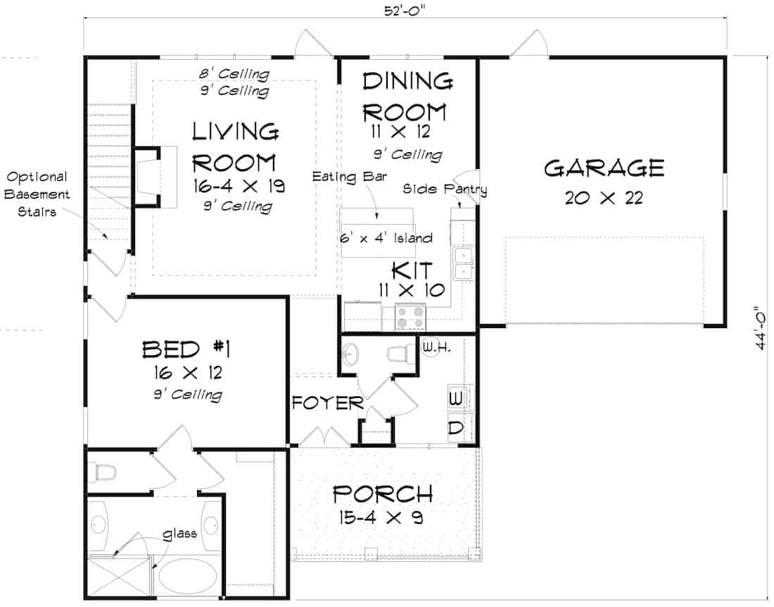 Floor Plan Main Level