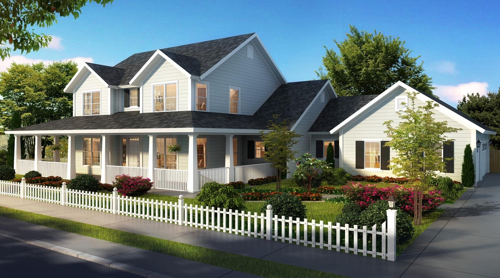 Farmhouse House Plan - 5 Bedrms, 5.5 Baths - 3597 Sq Ft - #178-1398