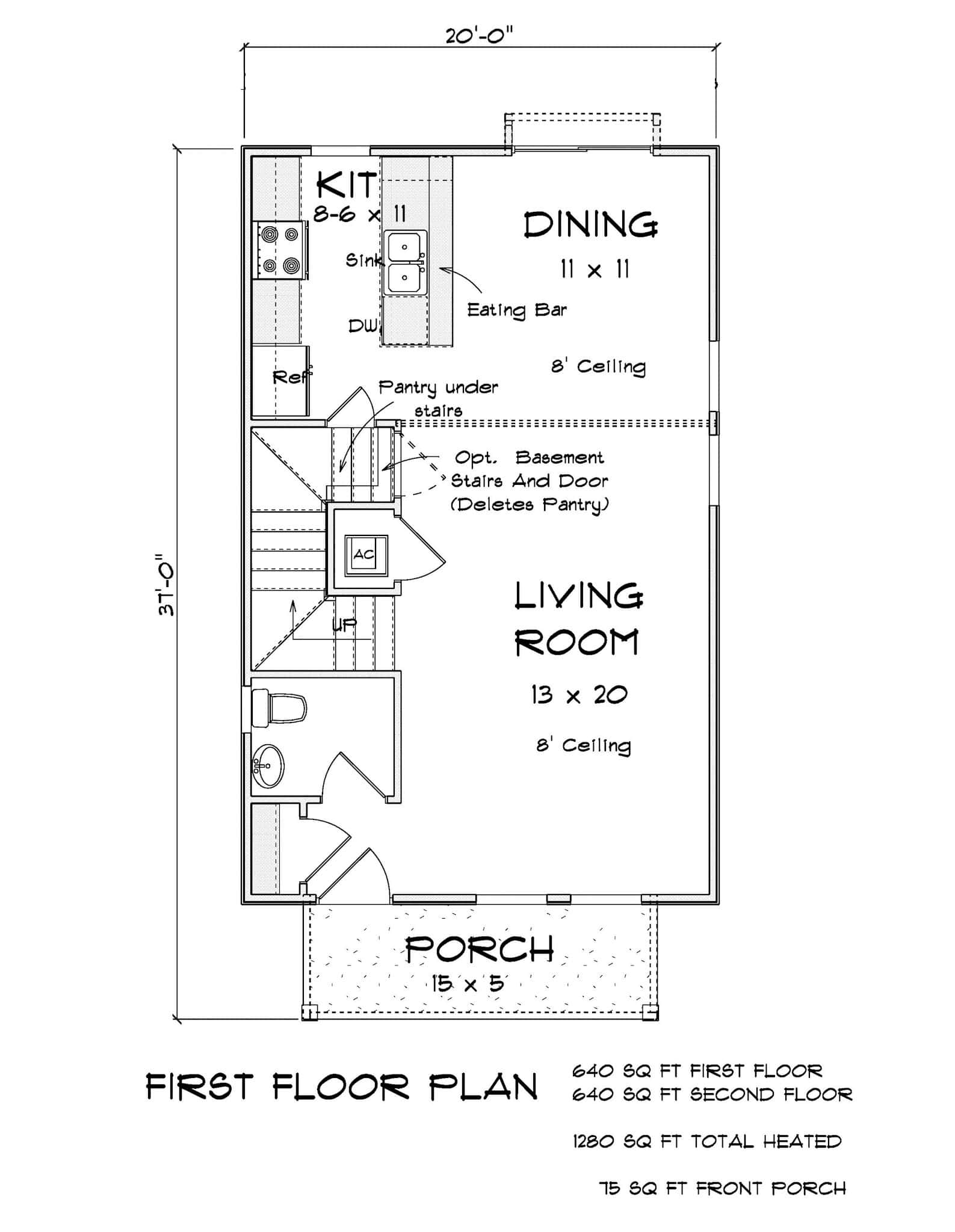 Floor Plan First Story