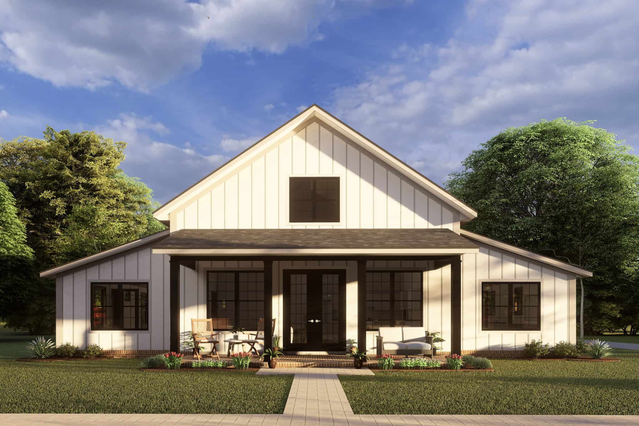 Rustic House Plan - 3 Bedrms, 2 Baths - 1656 Sq Ft - #178-1419