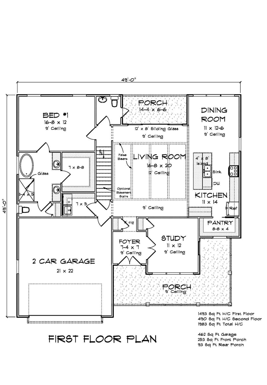Floor Plan First Story