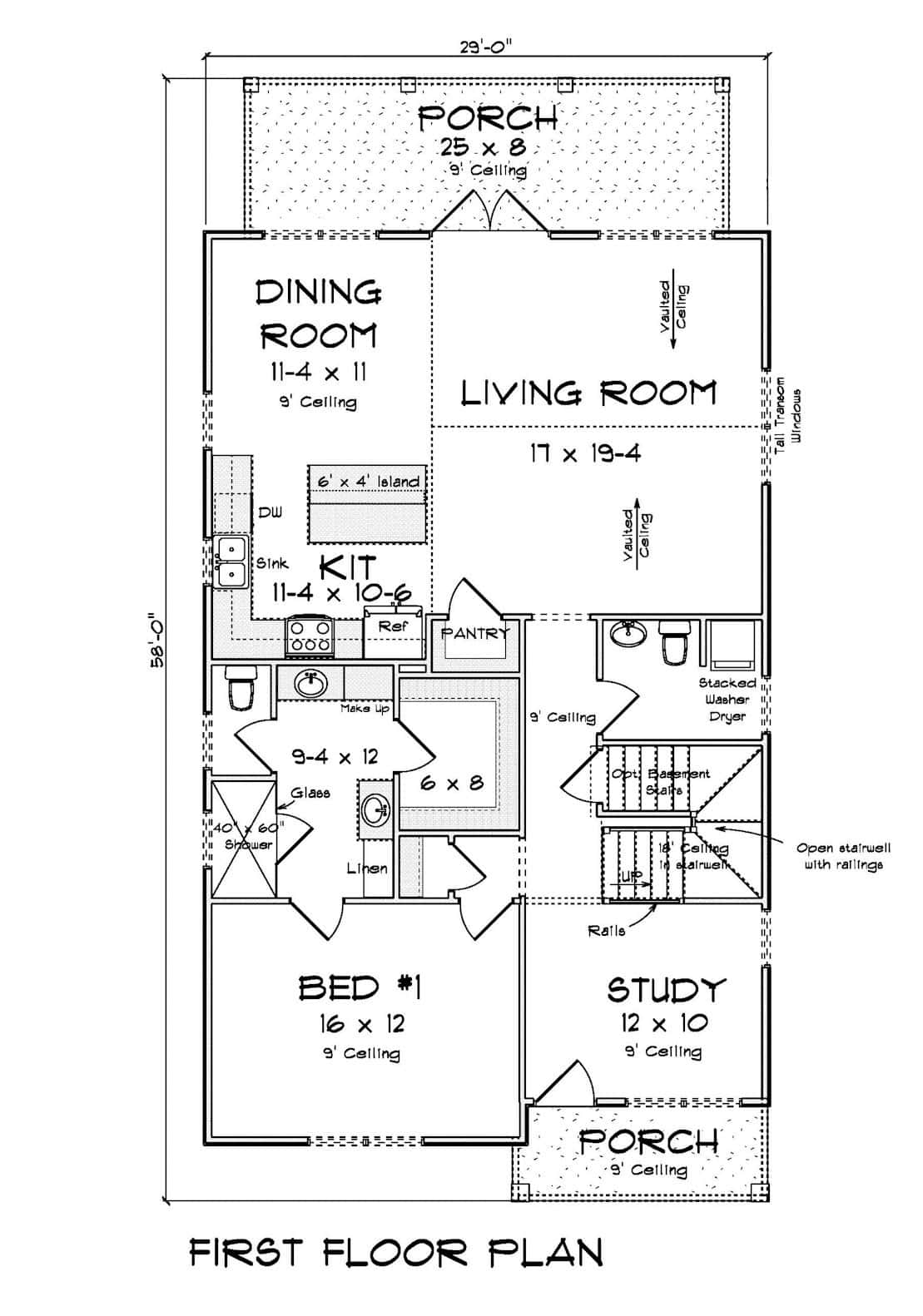 Floor Plan First Story