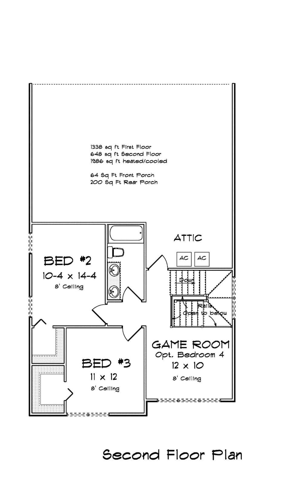 Floor Plan Second Story