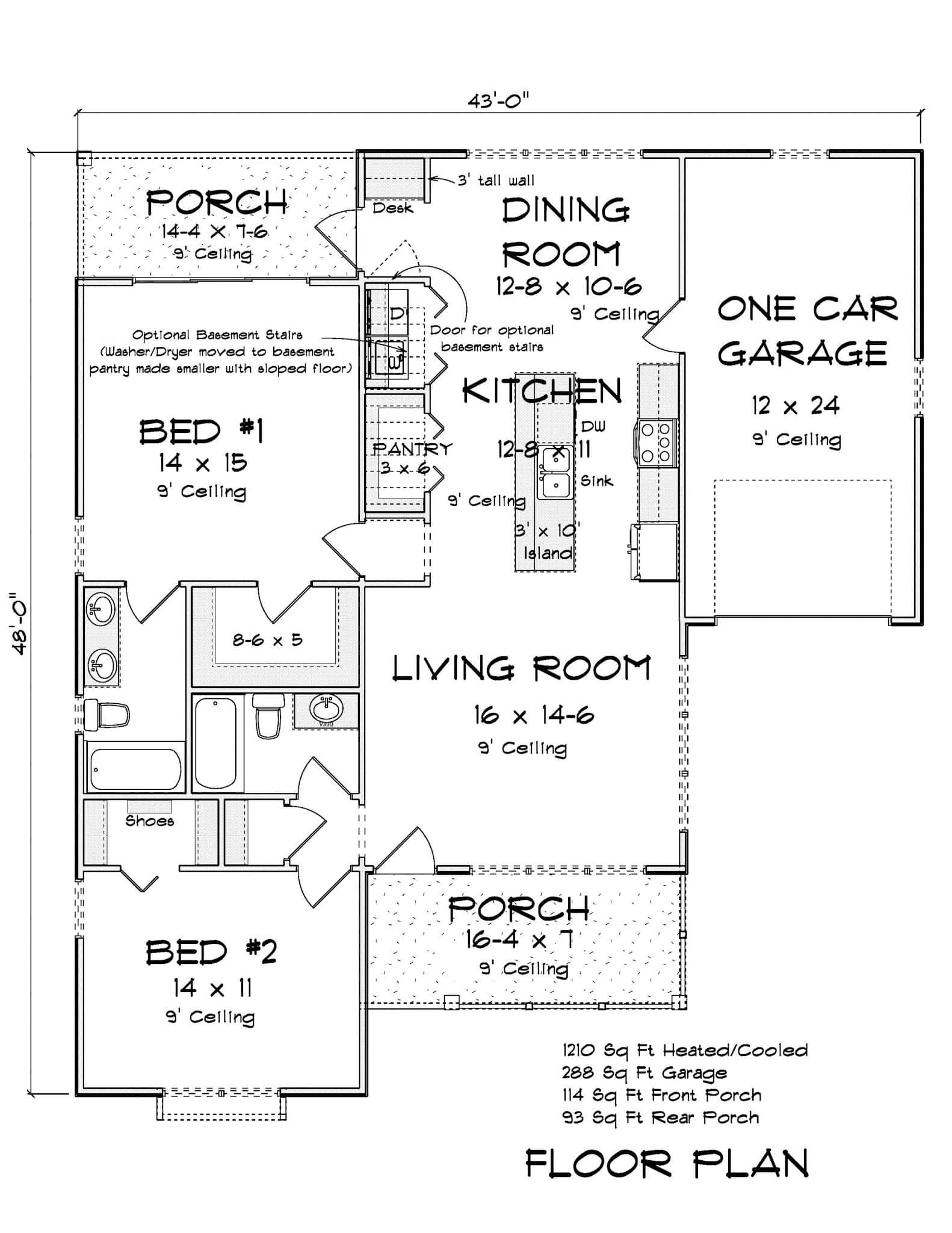 Floor Plan First Story