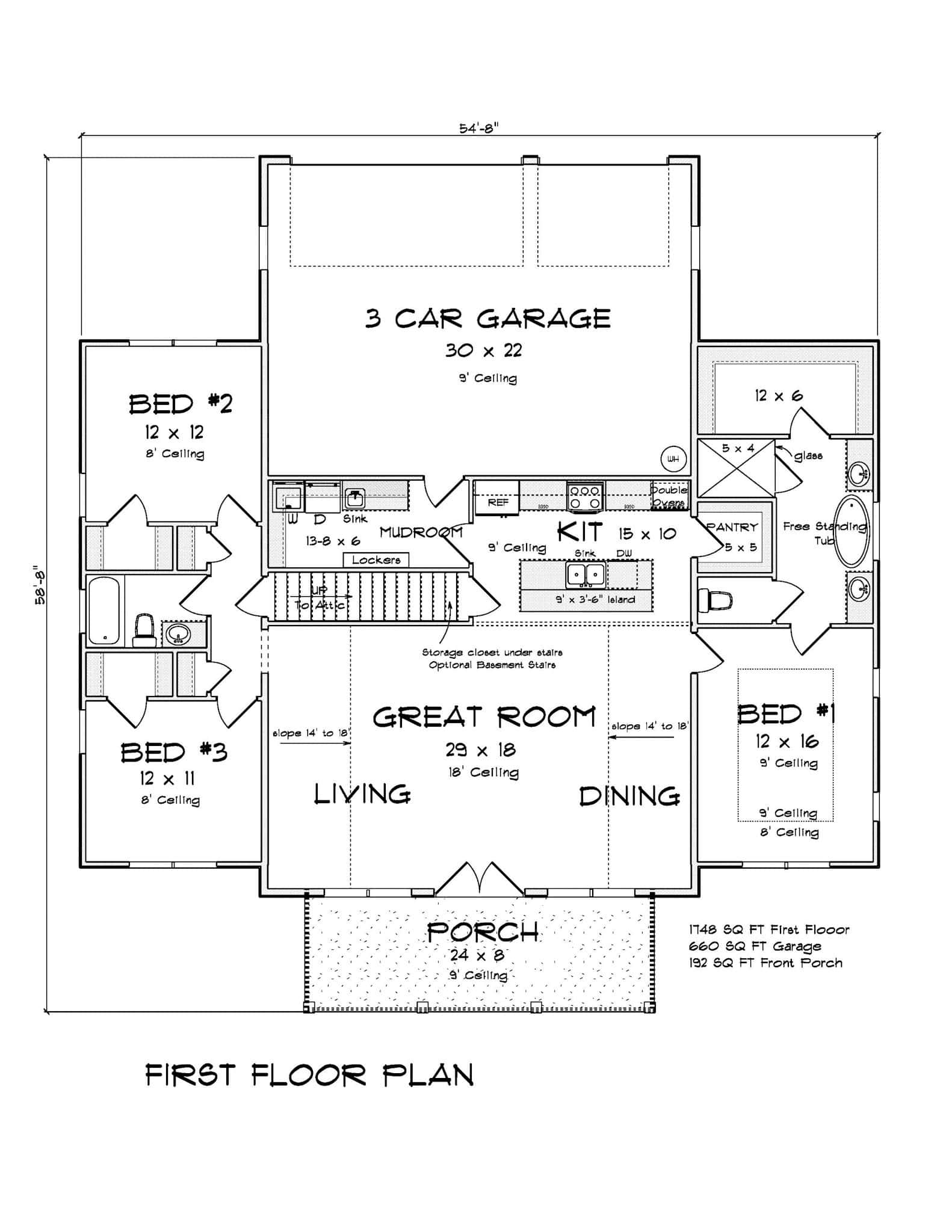Floor Plan First Story