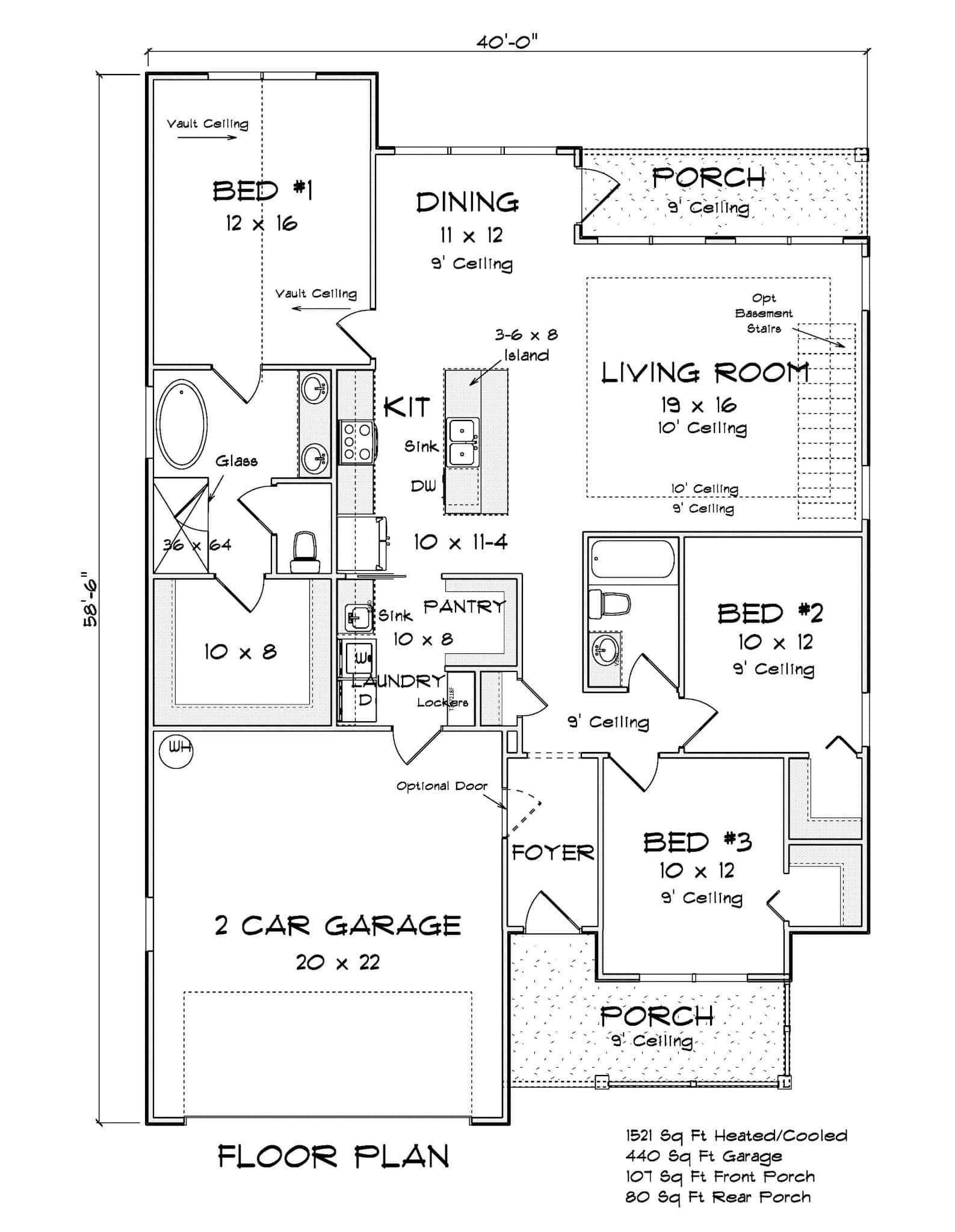 Floor Plan First Story
