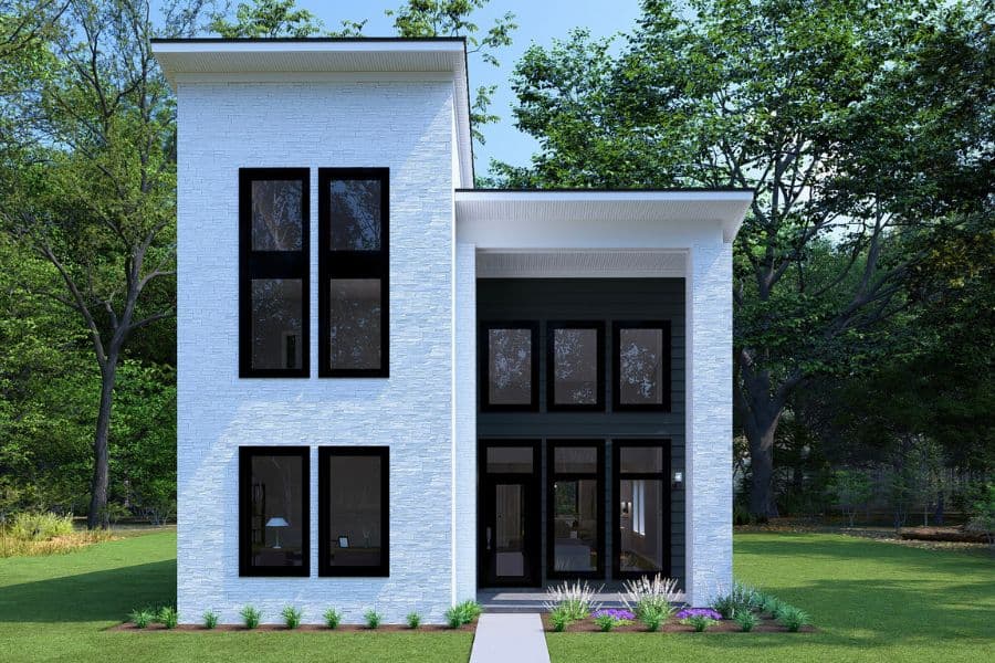 Modern Home Plan - 4 Bedrms, 3 Baths - 1746 Sq Ft - #178-1476