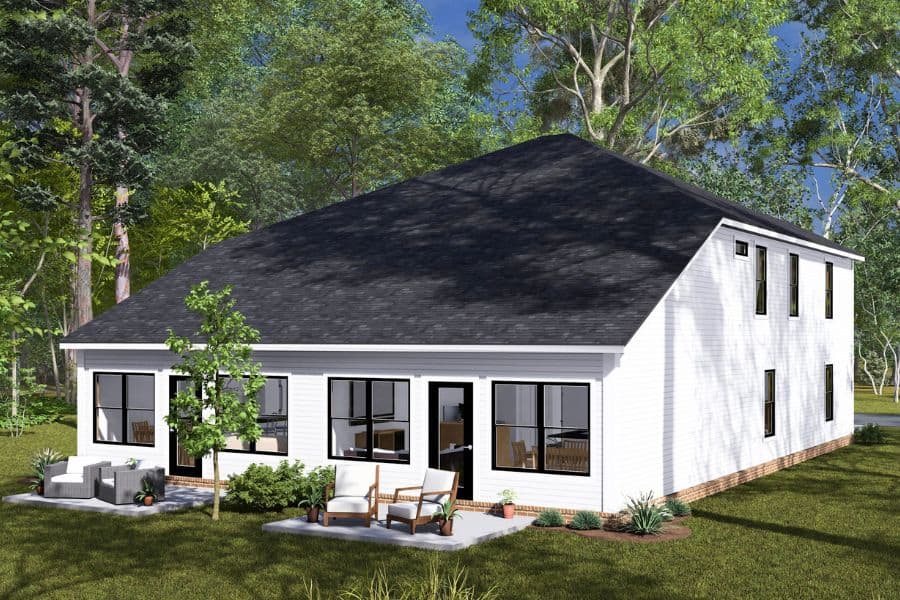 6-Bedroom, 2894 Sq Ft Cottage Duplex Plan #178-1482 - Main Exterior